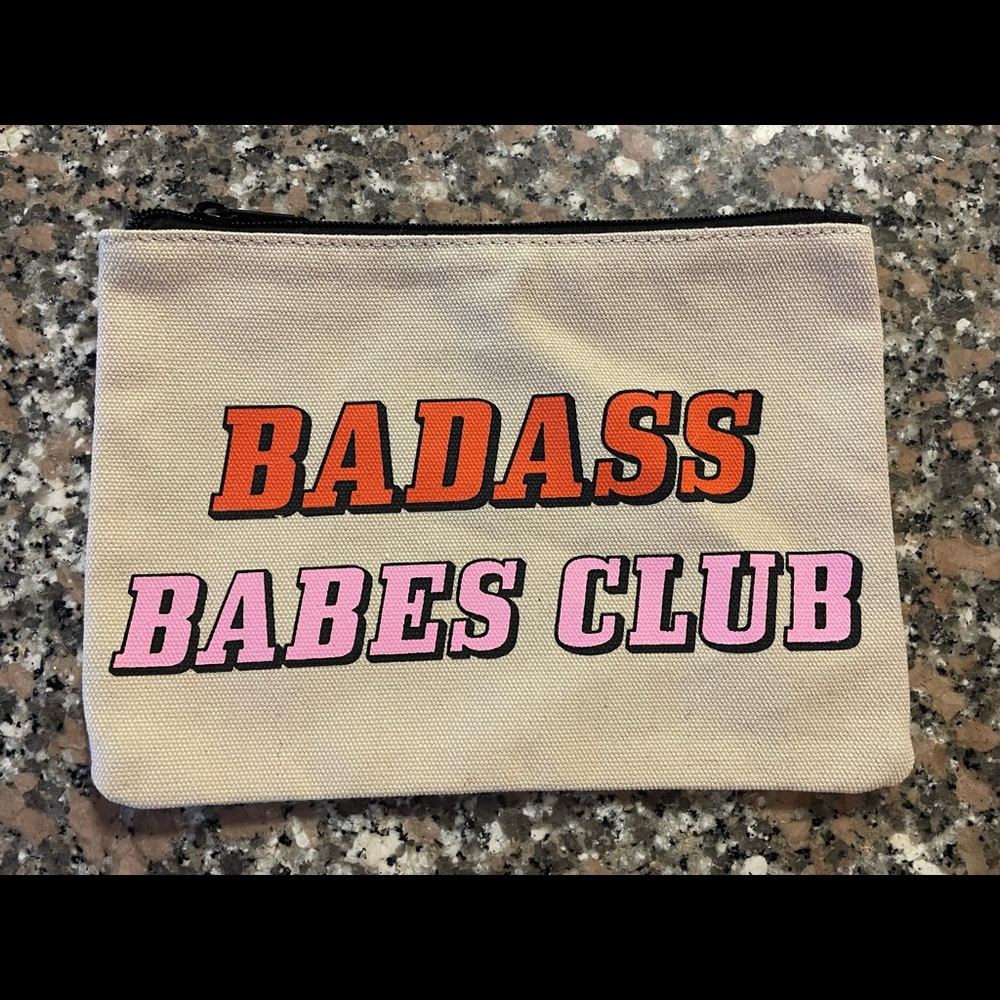 Mulberry & Grand Badass Babes Club Canvas Pouch